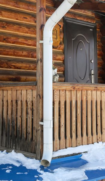 Cost of Porch Downspout Installation in Santa Fe