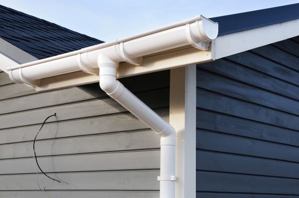 PVC Rain Gutter Installation in Santa Fe