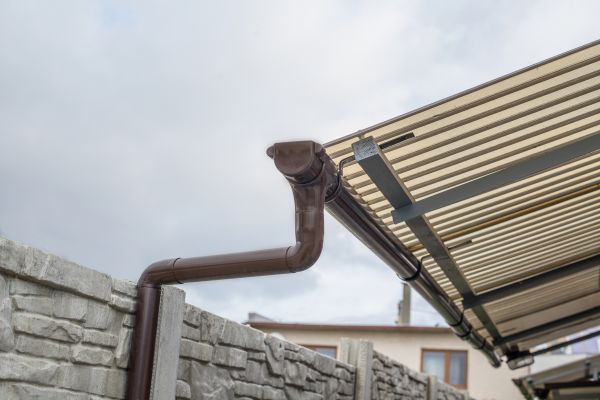 Plastic Downspout Installation in Santa Fe