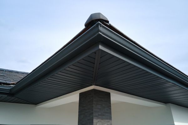Steel Rain Gutter Installation in Santa Fe